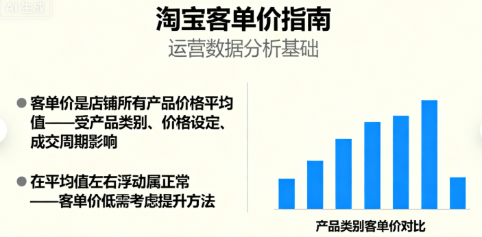 客单价是店铺所有产品价格平均值 客单价是店铺所有产品价格平均值