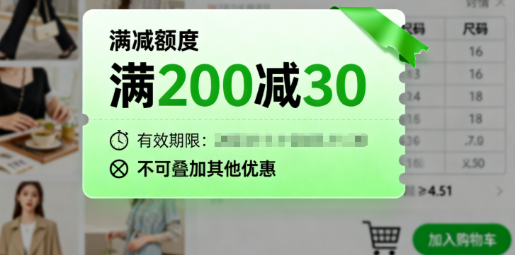详情页添优惠券 使用规则一定要说明白