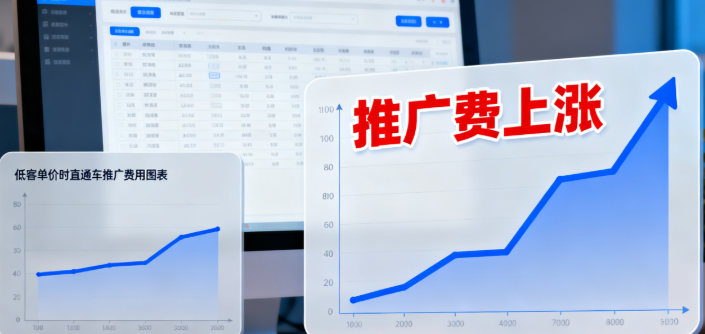 客单价高推广费往上涨