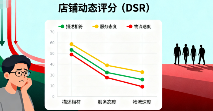 DSR评分下降