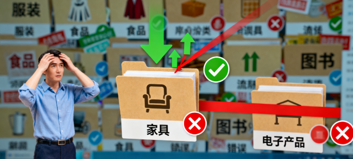 产品类目放错了