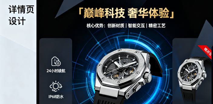 详情页设计不能瞎琢磨 得跟着产品核心和用户需求走才可以