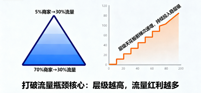 店铺层级提升上去