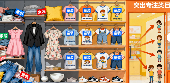 专注一个主营类目