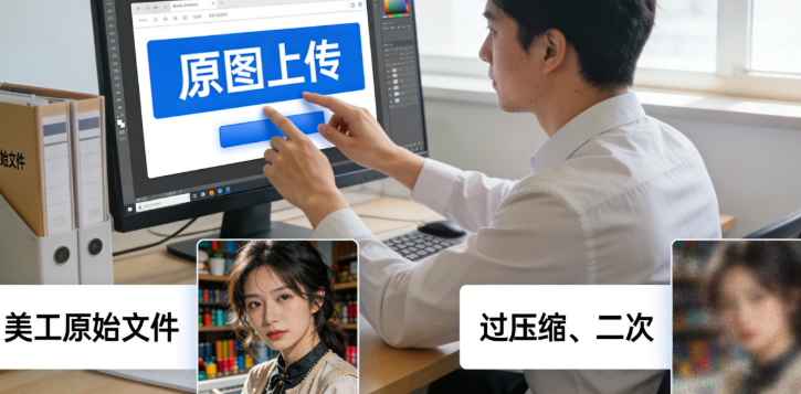 上传图片的时候,一定要选原图上传 上传图片的时候,一定要选原图上传