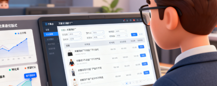 利用万象台,设置几个关键词推广 利用万象台,设置几个关键词推广