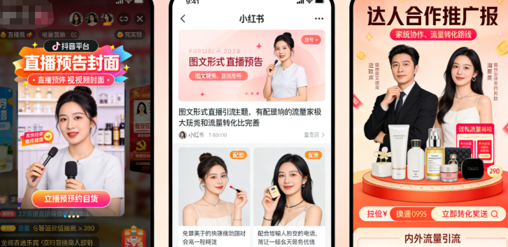 多个渠道拉新引流