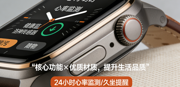 点的功能亮点、用料材质的优势这些内容直观展现出来