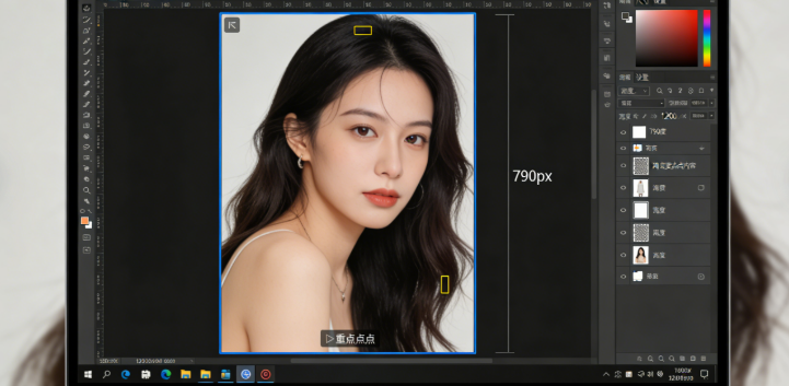 制作时可以先把想突出的重点内容单独裁剪出来，让重点的卖点更显眼