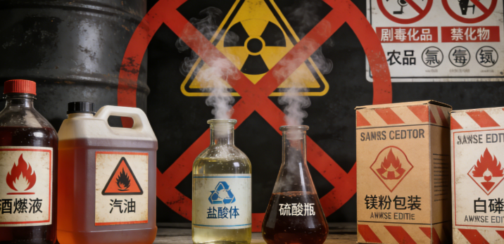 这些易燃易爆 和化学危险物品绝对禁售，酒精、汽油等易燃液体，镁粉、白磷等