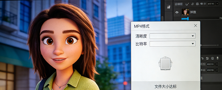 视频的格式（如MP4）和参数（如清晰度、比特率等）