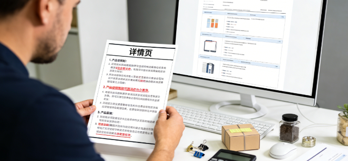 产品描述要一致