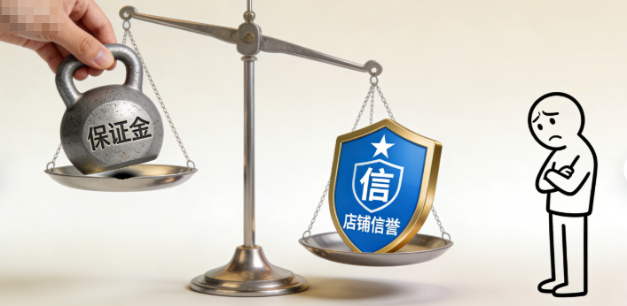 保证金本来就是商家的信用担保，一旦退了，店铺信誉可能会受影响
