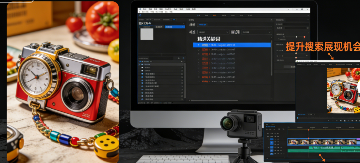 调整产品图片和视频