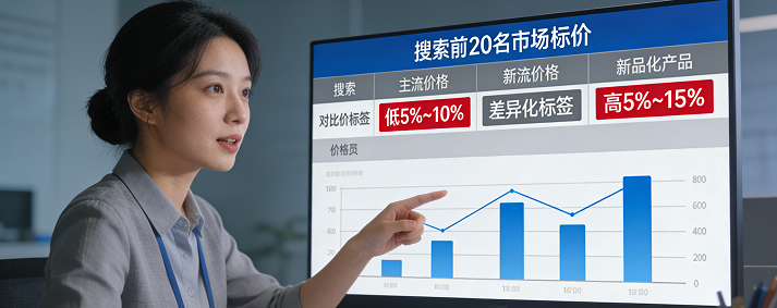 我们搜索前20名的市场标价,就是主流价格 我们搜索前20名的市场标价,就是主流价格