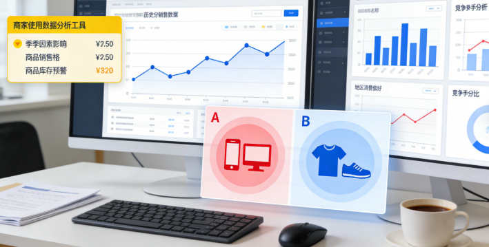 有着以前的销售数据，商家能预判接下来的市场走向