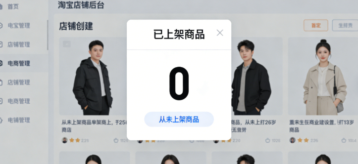 店铺没有经营行为