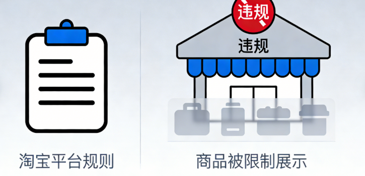 淘宝平台的规则限制， 平台本身有自己的规矩要求，有些类目的店铺要是出现违规之类的情况