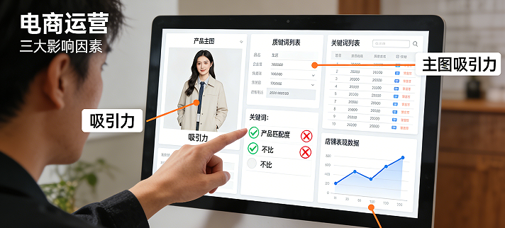 质量得分，主要是看我们产品的主图有没有吸引力