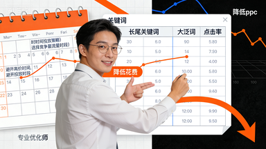 可以通过分时段投放，避开竞争激烈的高价时段