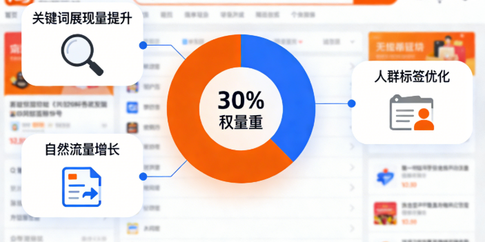 淘宝平台里，商品销量的权重差不多能占到 30%